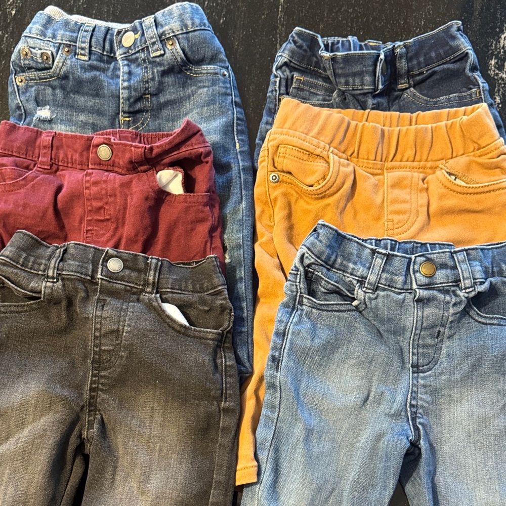 6 Garanimals Levi’s Stylish Kids Denim and Corduroy Pants Set